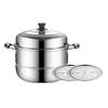 With Steam Rack Stainless Steel Cookware Multipurpose Soup Steaming Pot  Induction Cooker Gas