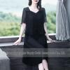 2025 Summer Fashion Plus Size Chiffon Two-Piece Slimming Dress for Women