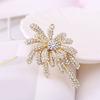 Women Brooch High-Gloss Rhinestone Inlay Sparkling Irregular Shape Lapel Pin Non-Slip Buckle Scarf Badge Clothing Sweaters Collars Bags Accessories