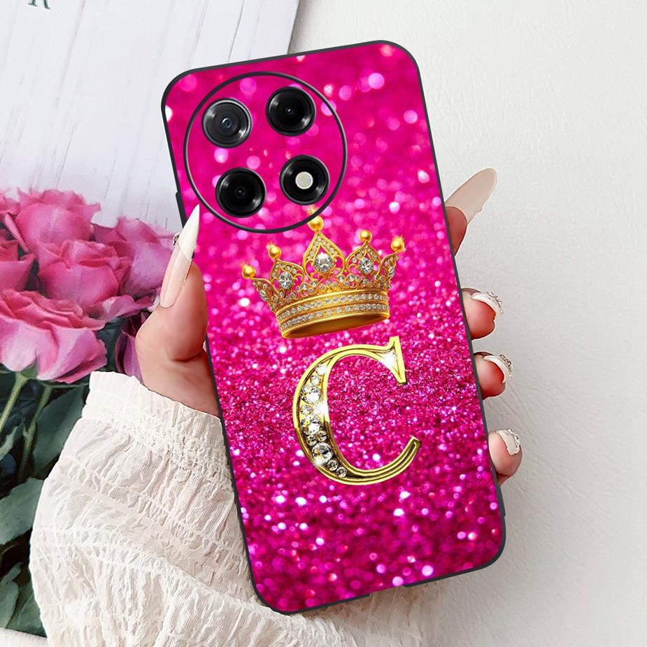For Tecno Camon 30S Case Camon30 Pro CL8 New Crown Letters Cover Soft Silicone Case For Tecno Camon 30 Premier Camon30 5G Fundas
