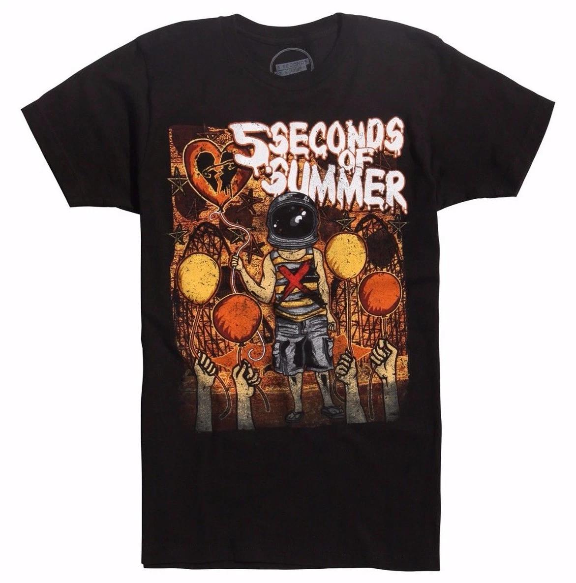 5SOS 5 Seconds Of Summer ASTRONAUT KID 100% Cotton T-shirt Mens Tees Top NEW Licensed & Official XS-3XL L