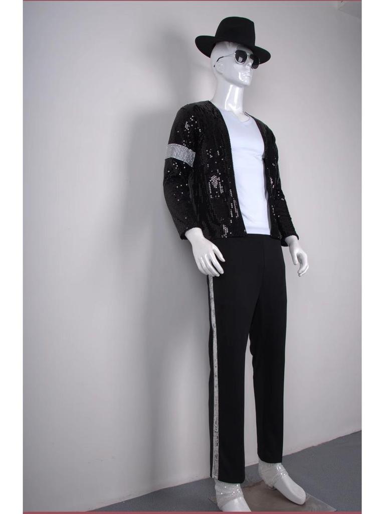 Michael Jackson Billy Jean Dance Costume Set for Kids & Adults