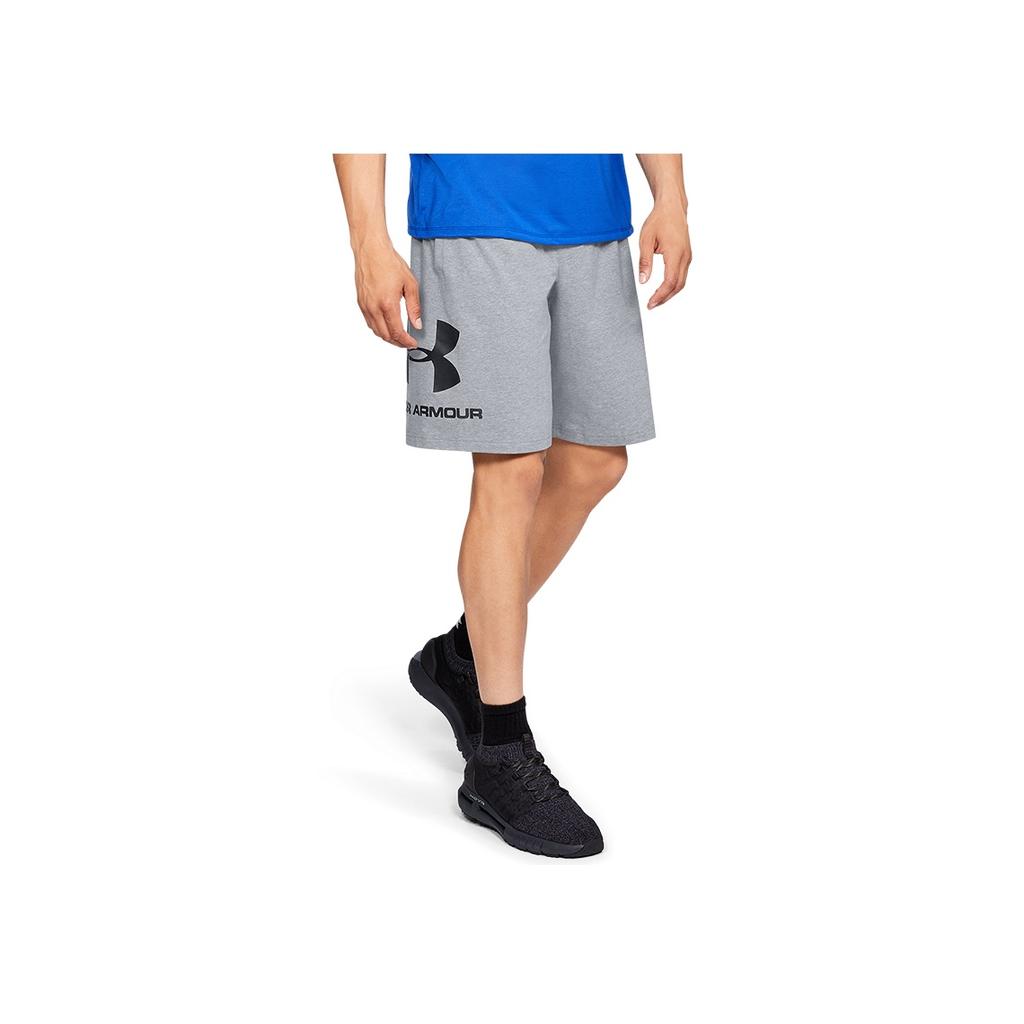 Under Armour Fitness Training Knit Shorts Men Shorts Gray 1329300-035