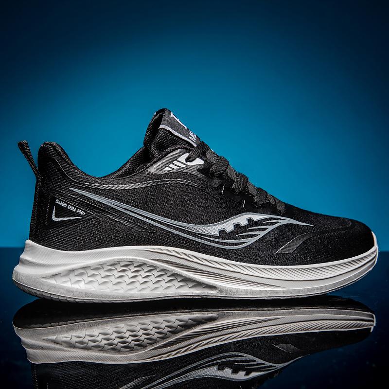 2025 Summer New Women's Shoes Mesh Breathable Versatile Casual Shoes Fashion Sports Running Shoes Flying Woven Printed Shoes