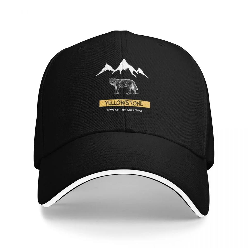 Vintage Yellowstone National Park Baseball Cap Luxury Man Hat Sunscreen Visor Men's Baseball Women's