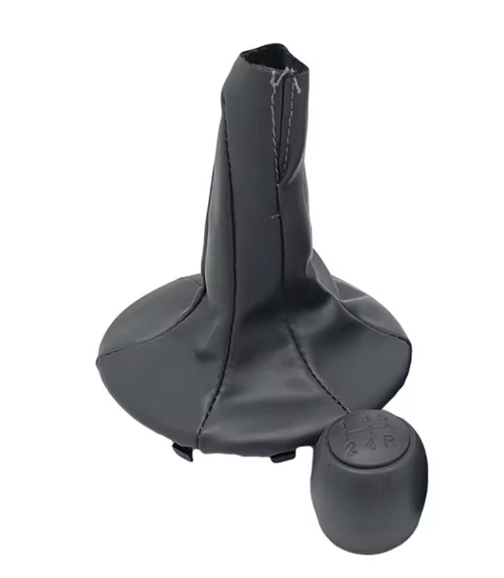 Gear Shift Knob Shifter Lever Stick Gaiter Boot Cover Cars Accessories For FIAT PANDA 500 500C 2004 -2013