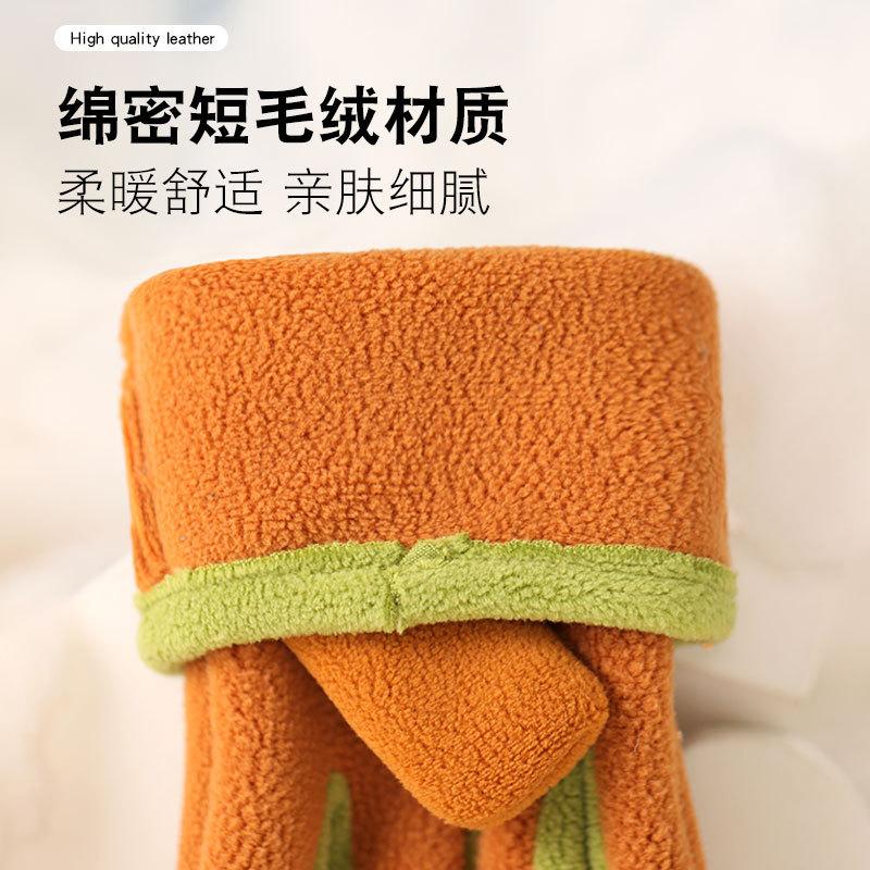 Kinder Thermo Handschuhe Herbst und Winter Fleece verdickt niedlich Baumwolle klein mittel und groß Jungen und Mädchen Winter Outdoor winddicht und kalt