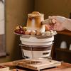 ZISIZ Ceramic Tea Brewing Pot