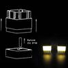 White/Warm Light LED Solar Light Waterproof Fence Post Pool Garden Lamp  Garden Decoration