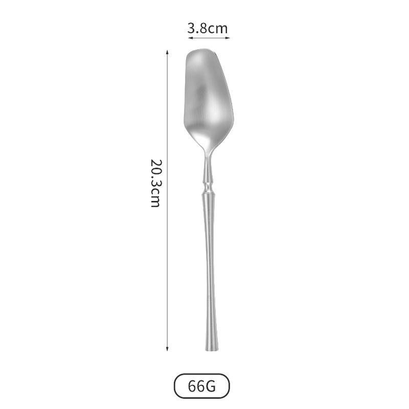 304 Edelstahl Messer Gabel Löffel Hotel Restaurant Western Geschirr Verdickt Kreative Kleine Baroon Taille Hüpfendes Messer und Gabel