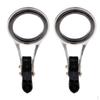2Pcs Fishing Rod Guide Eyes Ceramic Foldable DIY Tip 3cm