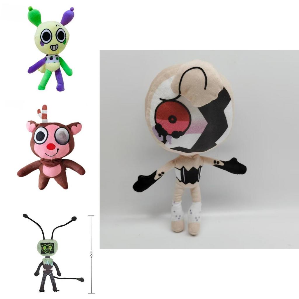 Dandys World Plush Stuffed Animals With Pp Cotton Multicharacter Collectibles For Game Fans And Kids Gifts