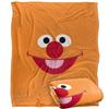 Sesame Street Face Ernie Blanket