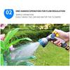 Garden Hose Nozzle 8 Patterns Hose Sprayer With Thumb Control Watering Tool For Garden, Car Wash, Lawning Care & Pet Shower