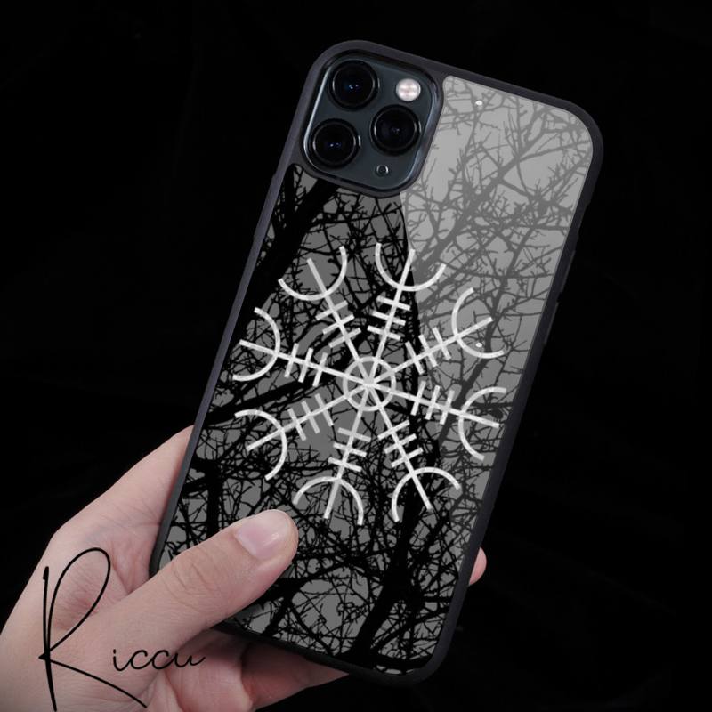 Fundas de goma para teléfono con runas vikingas para iPhone 13 12 11 Pro Max mini XS 6s 8 7 Plus X XR iphone 13 14