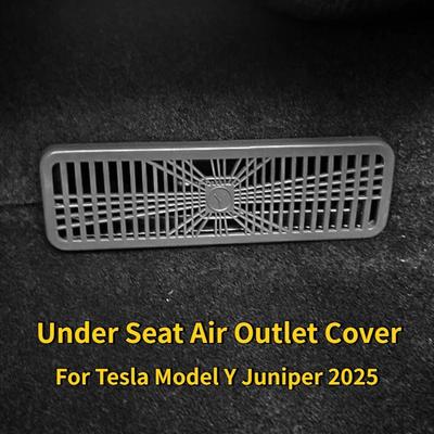 Voor Tesla Model Y Juniper 2025 Onderstoel Achterluchtuitlaat Beschermhoes Anti-blokkering Achterbank Uitlaat Grille Bescherming Accessoires