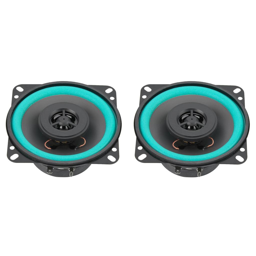 2pcs Car Audio Speakers 4 Inch 100W Car Audio Speakers Car Tweeter Car Speakers Vehicle Door Music Audio Speakers Black Green