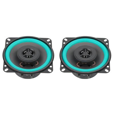 2pcs Car Audio Speakers 4 Inch 100W Car Audio Speakers Car Tweeter Car Speakers Vehicle Door Music Audio Speakers Black Green