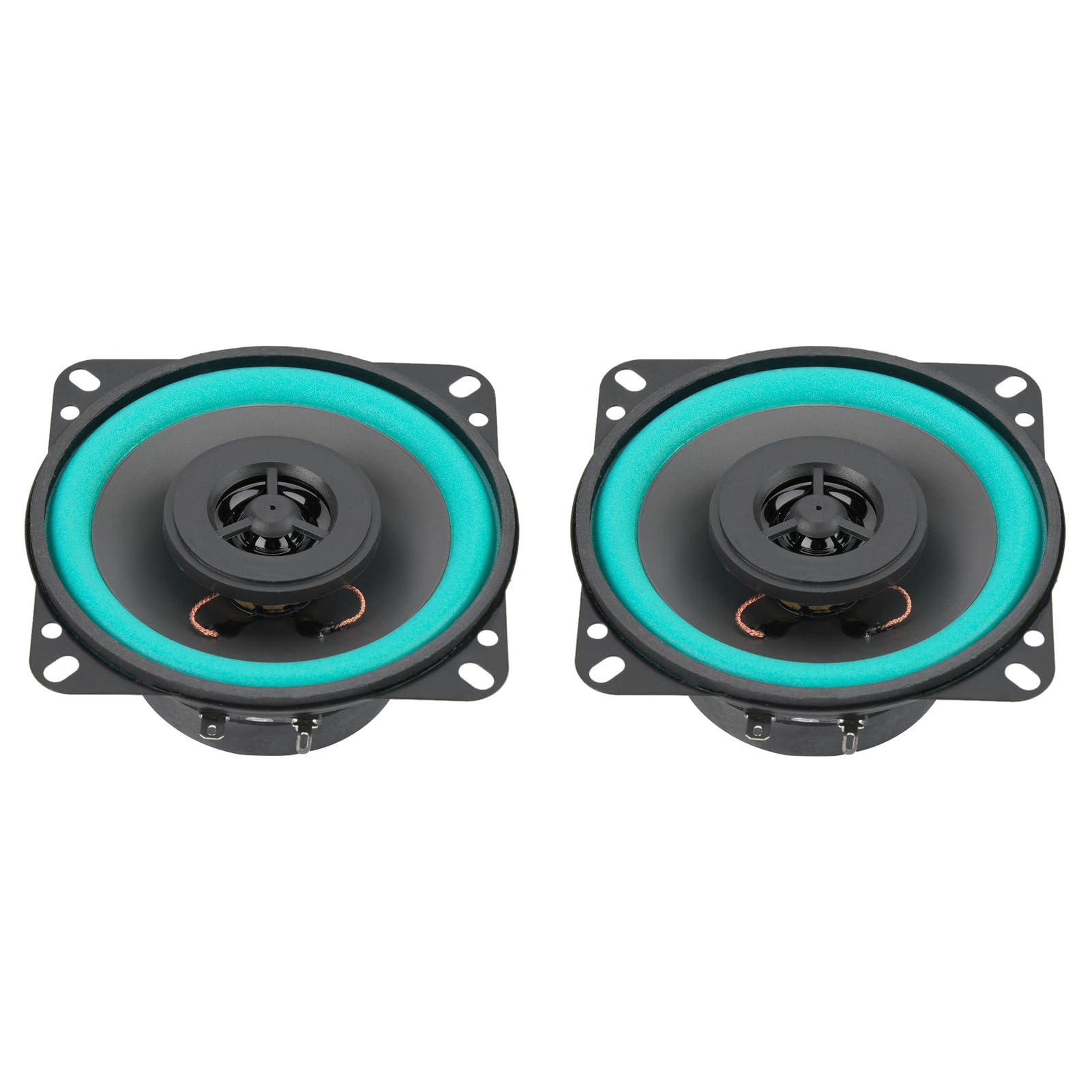 

2pcs Car Audio Speakers 4 Inch 100W Car Audio Speakers Car Tweeter Car Speakers Vehicle Door Music Audio Speakers Black Green