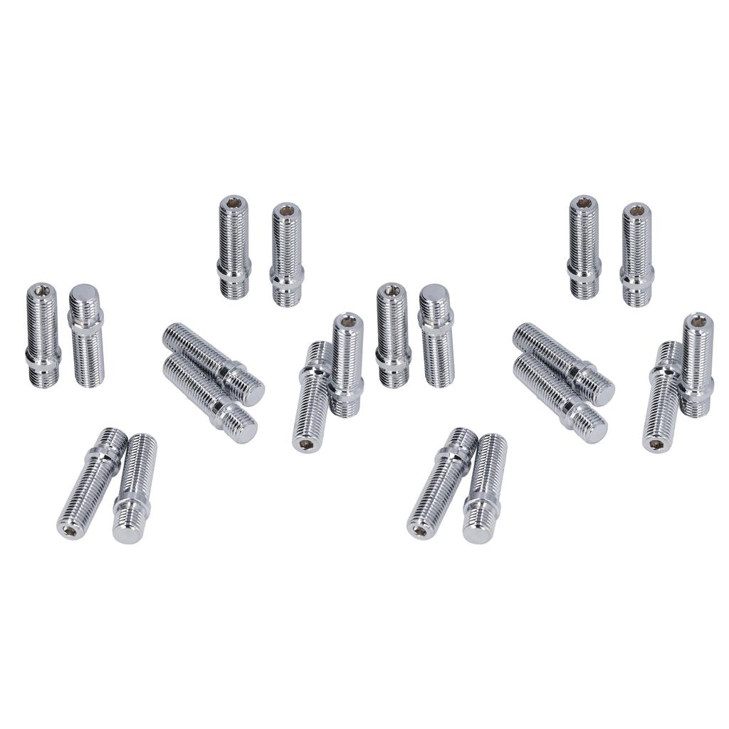 20 Stück Rad-Umrüstbolzen 50 mm Länge 33 mm Schaft Radschrauben-Adapter Ersatz für