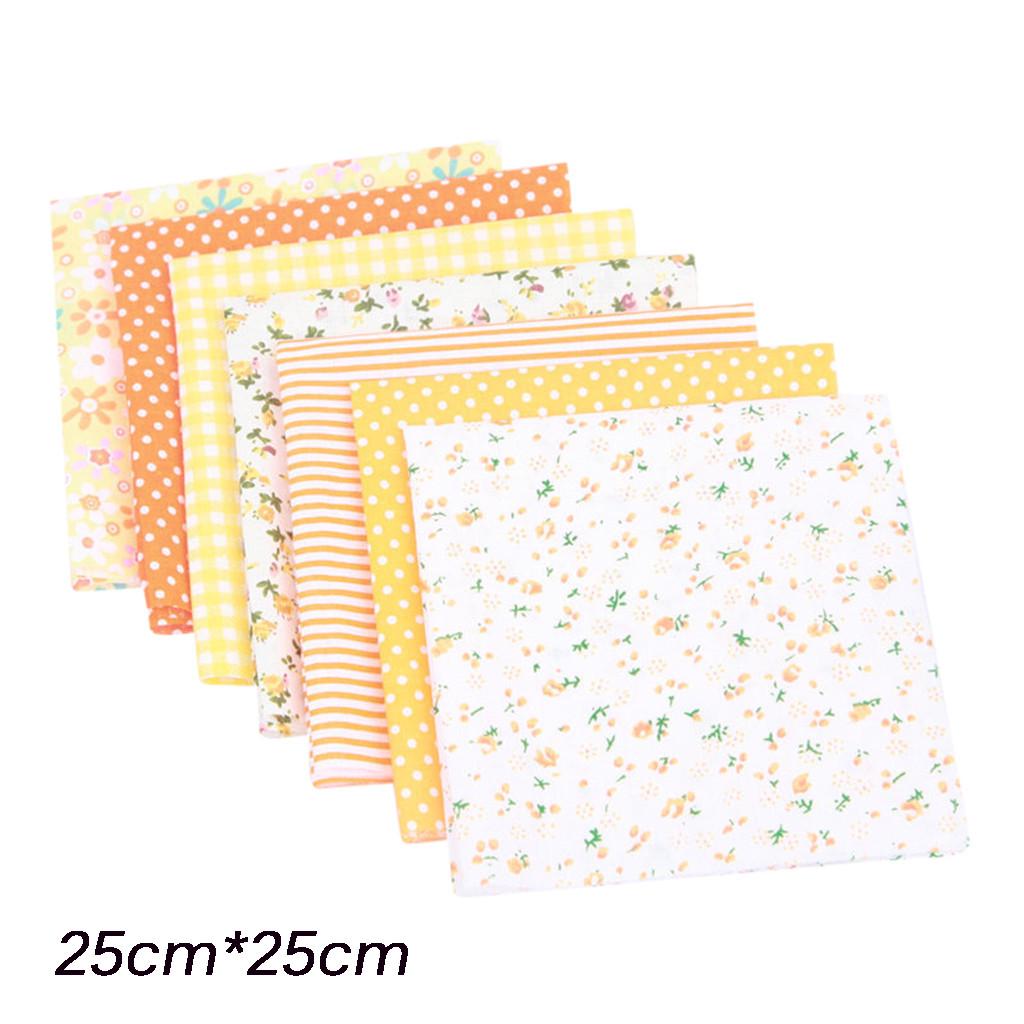 Ramidos 7PCS Stoffbündel Patchwork Quadrate Quilten Nähen Patchwork DIY