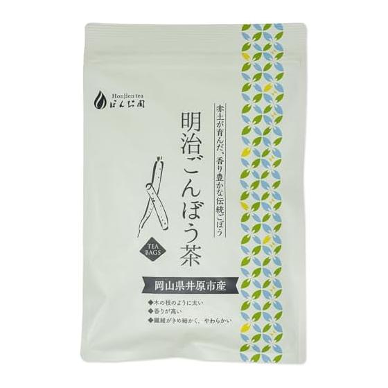 Honjien tea Burdock tea Meiji burdock tea from Okayama Prefecture 1.5g x 30p Tea bag Healthy tea Caffeine-free Burdock Burdock