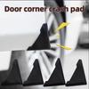 New 4PCS TPR Car Door Corner Cover Bumper Crash Scratch Protector Anti-Scratch Crash Protection Auto Care