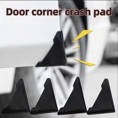 New 4PCS TPR Car Door Corner Cover Bumper Crash Scratch Protector Anti-Scratch Crash Protection Auto Care