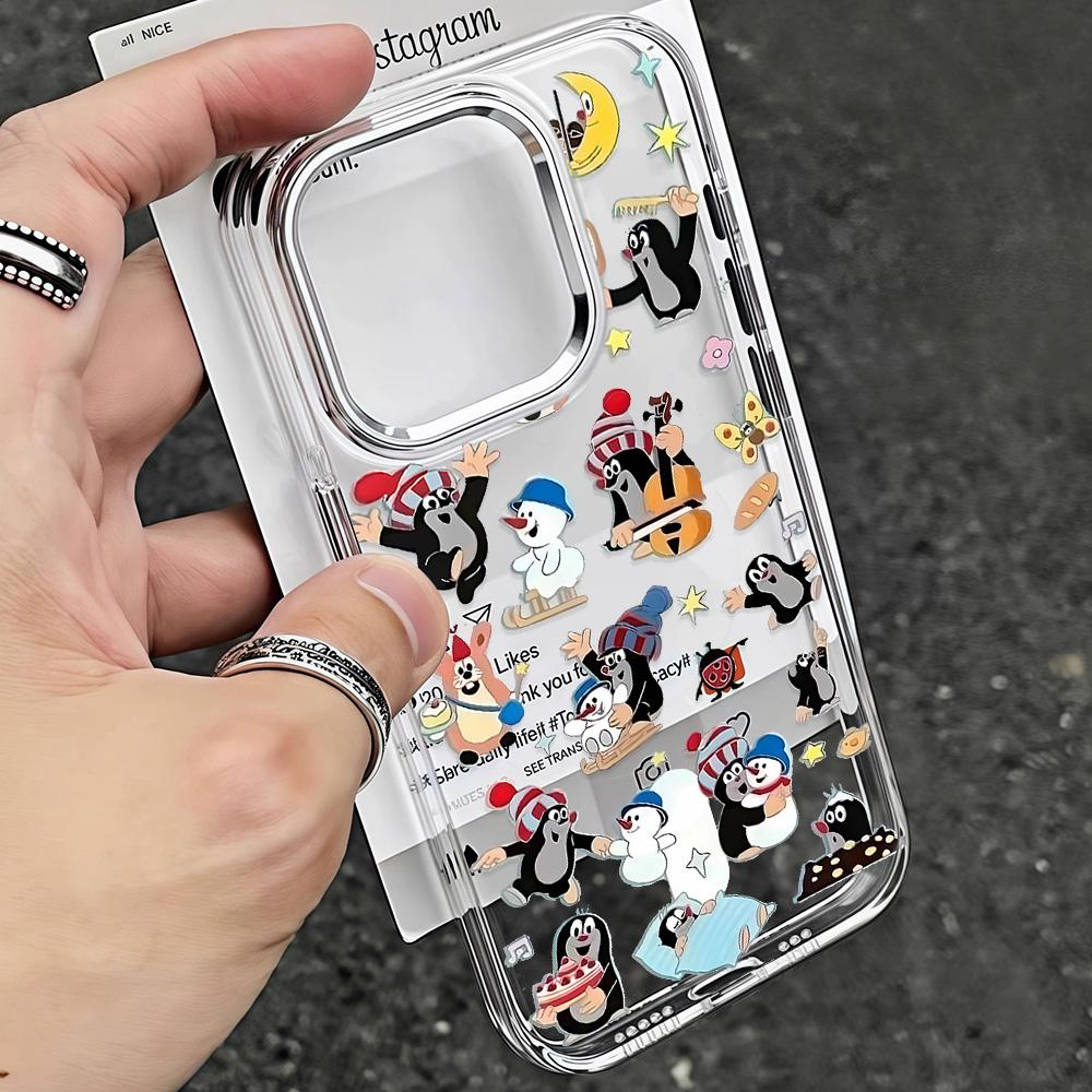 Cute Cartoon Mole Cute Phone Case for Google Pixel 10 9 8 7 8A 9A XL Pro 4G 5G Transparent Soft Silicone TPU Back Cover