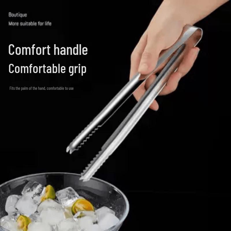 Qiwei 304 Stainless Steel Food Tongs
