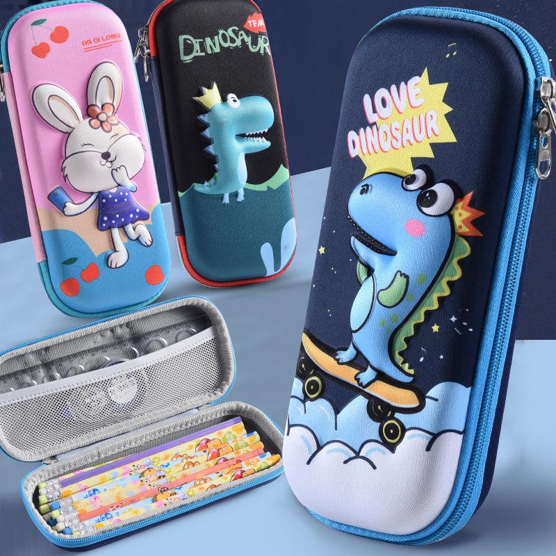 3D Cartoon Multifunctional Pencil Case for Kids - Large Capacity Pencil Box for Boys & Girls