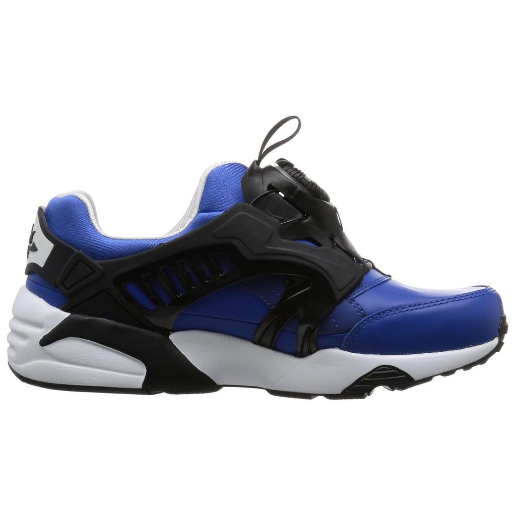 Puma Disc Blaze Leather Comfortable Versatile Shock Absorbing Mid-Top Lifestyle Casual Shoes Men Casual Shoes Blue White 361979-03