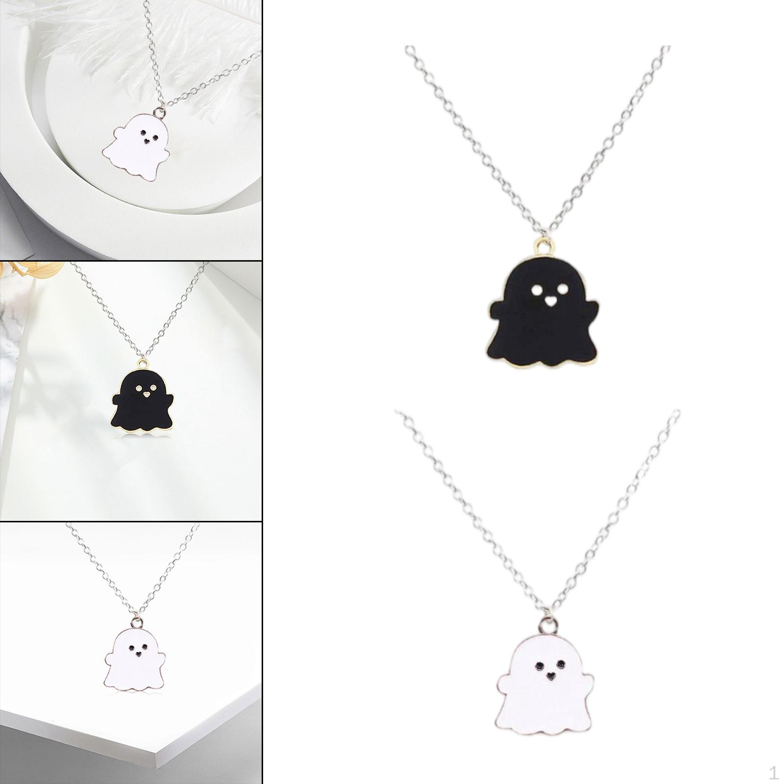 

2 шт. пара ожерелье кулон аксессуары для женщин мужчин черный и белый