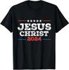 Men's and Women's T-shirts NEW LIMITED Funny Jesus Christ for President USA Elections 2024 T-Shirt S-3XL