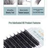 DeceMars 8D Pre-made Grafting Eyelashes for Technicians - Dense, Natural, Beautiful Lash Extensions with Non-Scattered Roots.