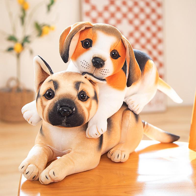 Cute Simulation Husky Akita Doll Plush Toy Puppy Dog Collie Doll Children's Doll