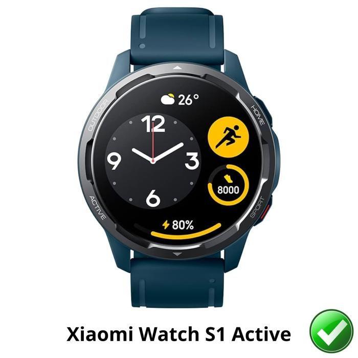 Protection écran pour Xiaomi Watch S1 Active [Pack 6] Film Plastique Protecteur Résistant Ultra Mince Phonillico