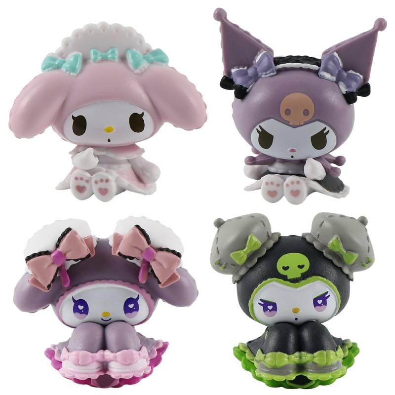 

Set Of 4 Pvc Plastic Cute Melody Club Lollipop Decorative Diy Model Figures