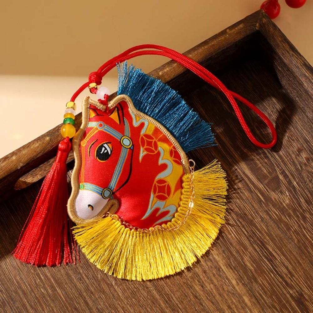 Chinese Style New Year Horse Pendant Spring Festival Horse Hanging Decoration  Cultural Gift