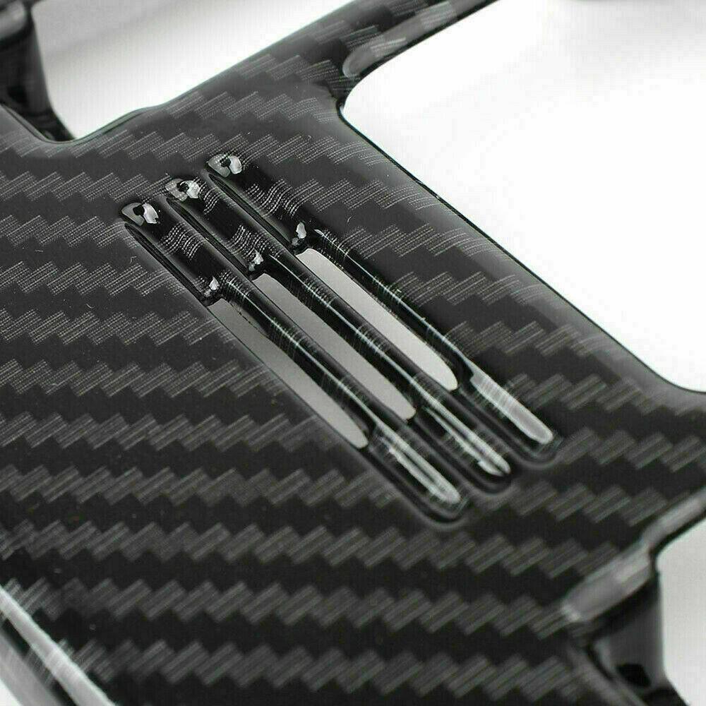 Carbon Fiber ABS Front Reading Light Lamp Cover Trim For Toyota Camry 2018-2023