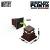 Green Stuff World Display Square 3cm x Hazelnut Hobby Stand, Pillar, 3cm, Brown, Accessory, GSWD-5804