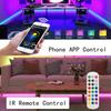 USB Powered RGB LED Strip Light 24keys IR Control and APP Bluetooth Control 2835 SMD Flexible Lamp Tape For TV Backlight Home Room Party Decoration