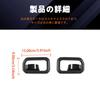 FDAIUN Car Door Interior Pull Handle Protective Frame for Suzuki Jimny JB64 Carbon Fiber Made of Stylish Interior Panel with Tape Panel, 2-Door