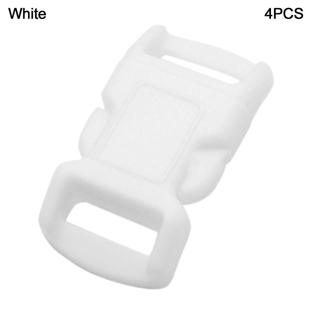 4pcs 10mm Curved Buckle Lock Plastic Side Release Buckles Adjustable Safety Buckles  Outdoor Tool