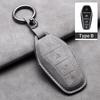 Leather Car Key Case Cover Remote Fob Holder Keychain for BYD Song Plus Atto 3 Han EV Tang DM Qin Seal Dolphin Key Accessories