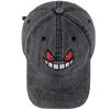 New Unisex Washed Cotton Cap Devil Embroidery Baseball Cap For Man Woman Casual Outdoor Dad Hat