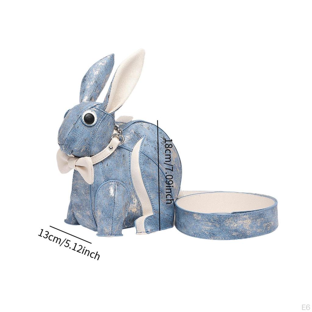 Little Rabbit Doll Shoulder Bag Creative Pouch for Vacation Autumn Party Spring