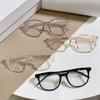 Trendy Round Rice Nail Glasses Frame for Women: Fashionable Anti-Blue Light Myopia Eyewear