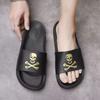 Fashion Slippers for Men Women 2026 Summer New Design Slides Luxury Leather Slipper Casual Beach Shoes with Air Cushion