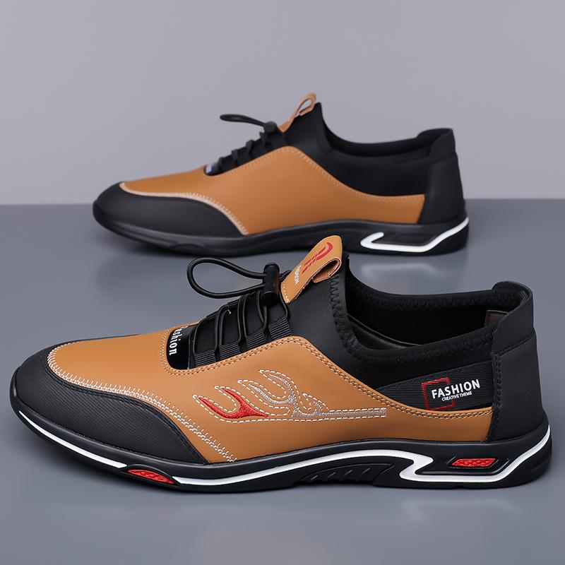 Men'S Shoes High Quality Casual Shoes Classic Men Sneaker Soft Comfort Driving Shoes Slip-On Walking Shoes